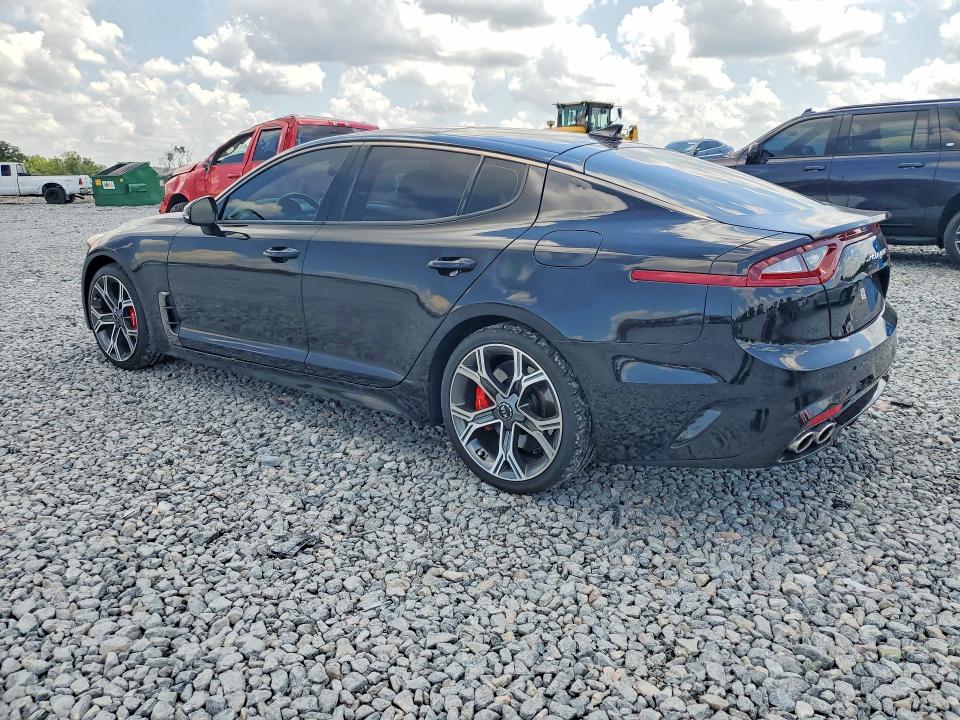 2020 Kia Stinger VIN KNAE45LC1L6081411 COPART salvage auction — SIDE, Fl - Cert Of Title Slvg Rebuildable, sold $8,200 on 2026-08-21 (photo 2)