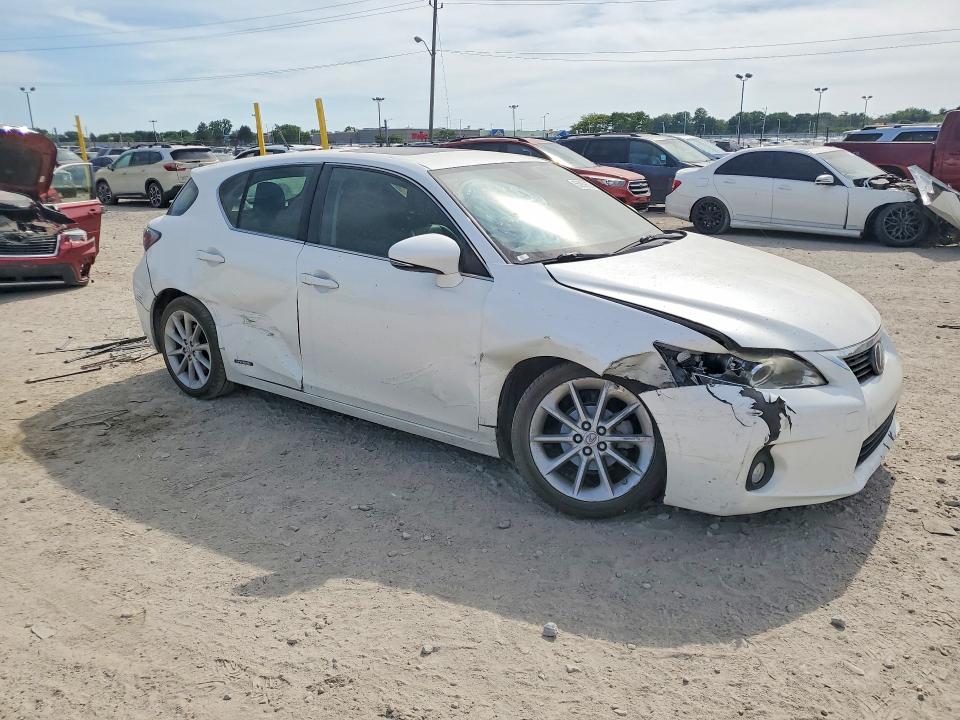 2013 Lexus Ct VIN JTHKD5BH9D2134267 COPART salvage auction — FRONT END, In - Cert Of Title-Salvage Title, sold $2,700 on 2026-07-24 (photo 4)