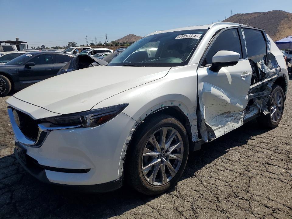 2021 Mazda Cx-5 VIN JM3KFBAY1M0452334 COPART salvage auction — SIDE, Ca - Salvage Certificate, sold $6,800 on 2026-07-23 (photo 1)