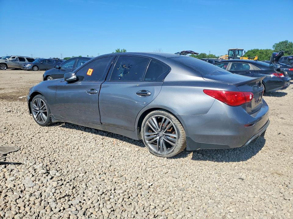 2015 Infiniti VIN JN1BV7AR0FM408762 COPART salvage auction — FRONT END, Il - Salvage Certificate, sold $750 on 2026-07-29 (photo 2)