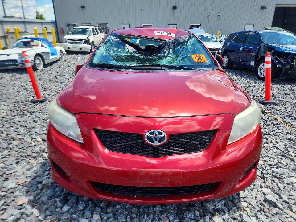 2009 Toyota Corolla VIN JTDBL40E299041788 COPART salvage auction — ROOF, Wi - Junked Vehicle Bill Of Sale, sold $475 on 2026-07-13 (photo 5)