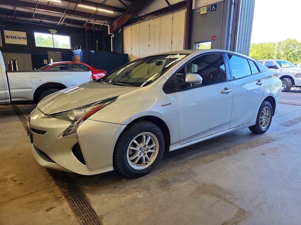 2017 Toyota Prius VIN JTDKBRFU8H3550168 COPART salvage auction — FRONT END, Vt - Certificate Of Title, sold $6,300 on 2026-07-31 (photo 1)