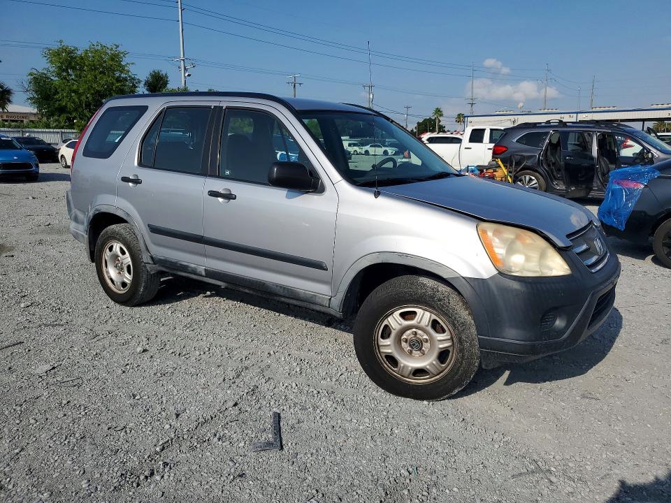 2005 Honda Cr-v VIN JHLRD68555C018677 COPART salvage auction — Burn Engine, Fl - Certificate Of Destruction, sold $1,050 on 2026-07-10 (photo 4)