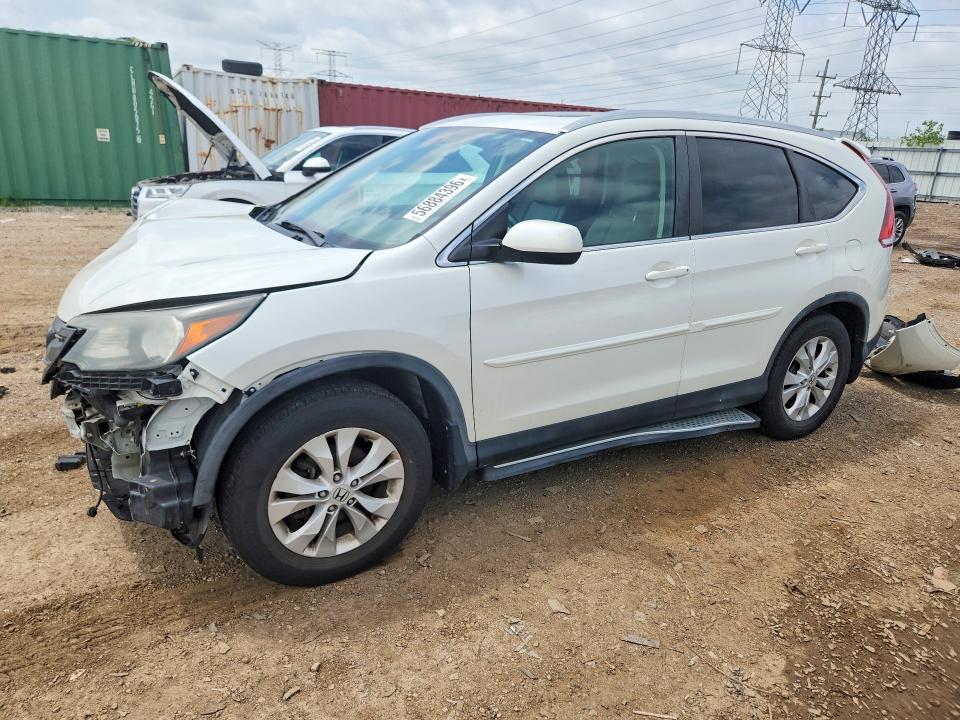 2014 Honda Cr-v VIN 5J6RM4H70EL039790 COPART salvage auction — FRONT END, Il - Salvage Certificate, sold $3,450 on 2026-07-23 (photo 1)