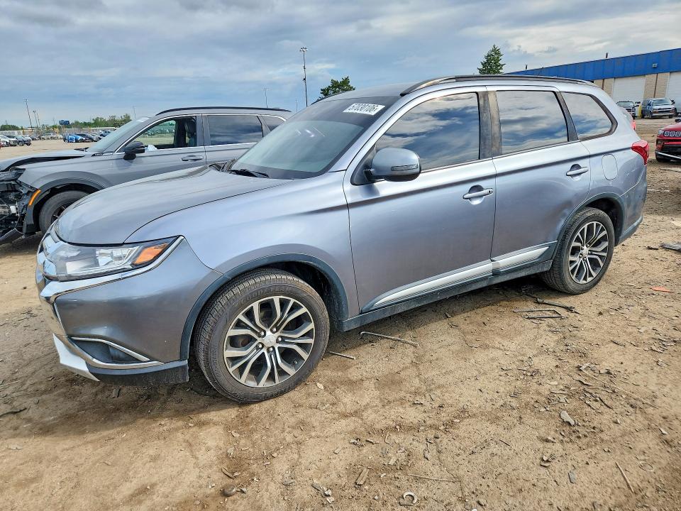 2016 Mitsubishi Outlander VIN JA4AZ3A37GZ037650 COPART salvage auction — SIDE, MI - CERTIFICATE OF TITLE, sold $1,200 on 2026-07-15 (photo 1)