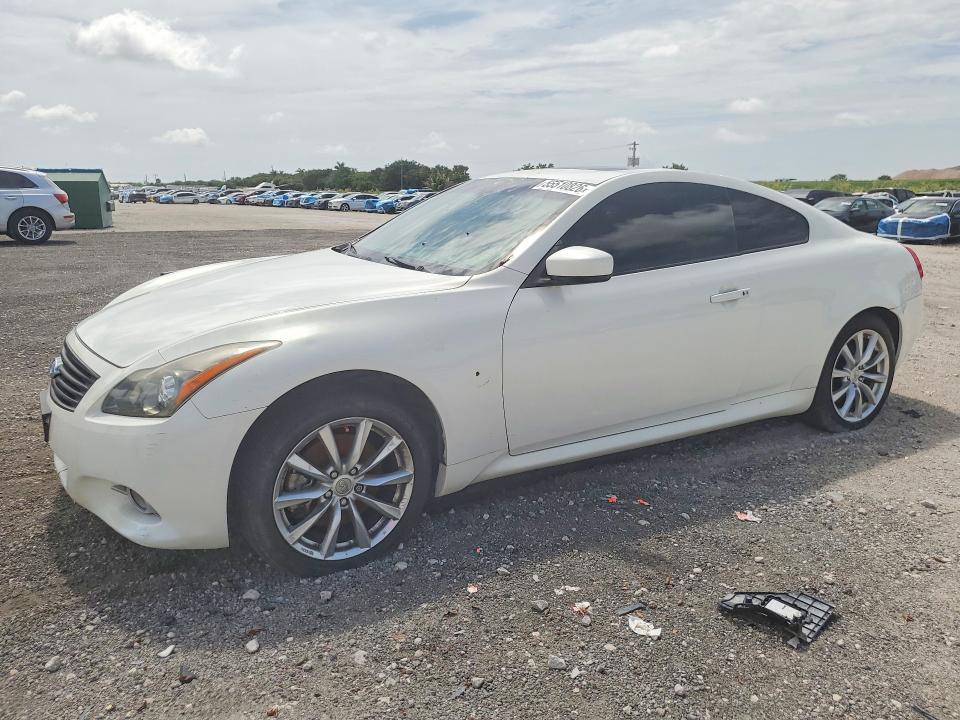 2013 Infiniti G37 VIN JN1CV6EL2DM983091 COPART salvage auction — FRONT END, Ma - Certificate Of Title, sold $1,650 on 2026-07-30 (photo 1)