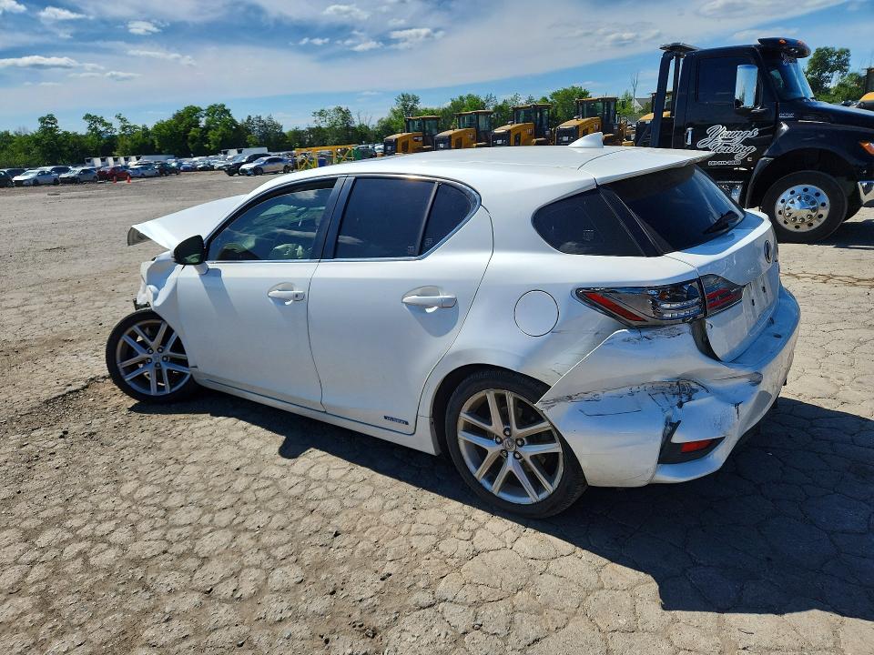 2014 Lexus Ct VIN JTHKD5BH3E2181117 COPART salvage auction — FRONT END, Pa - Certificate Of Salvage, sold $2,350 on 2026-07-10 (photo 2)