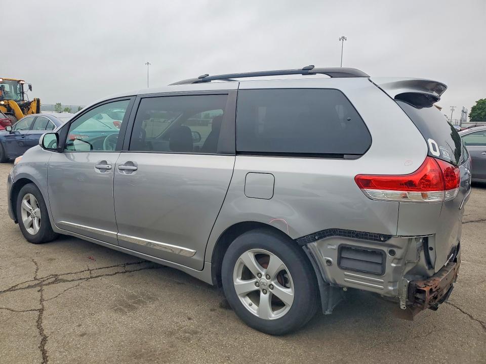 2011 Toyota Sienna VIN 5TDKK3DC5BS163915 COPART salvage auction — REAR END, Oh - Cert Of Title-Salvage, sold $2,100 on 2026-07-06 (photo 2)