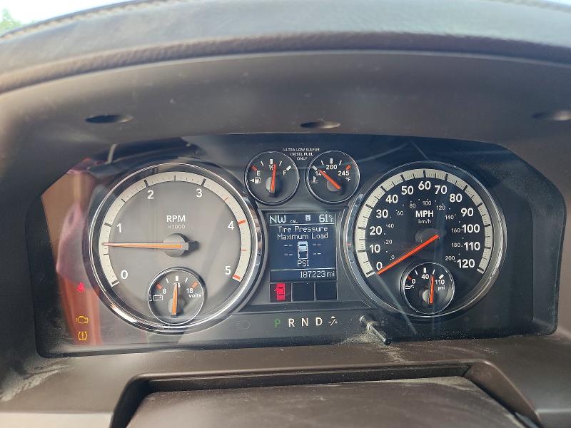 2010 Dodge Ram VIN 3D7UT2HL7AG152685 COPART salvage auction — ENGINE BURN, Mi - Certificate Of Title, sold $9,100 on 2026-07-16 (photo 9)
