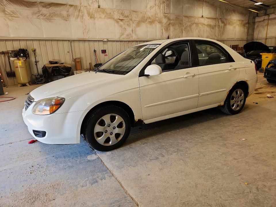 2009 Kia Spectra VIN KNAFE221795613517 COPART salvage auction — HAIL, Wi - Certificate Of Title, sold $275 on 2026-07-08 (photo 1)