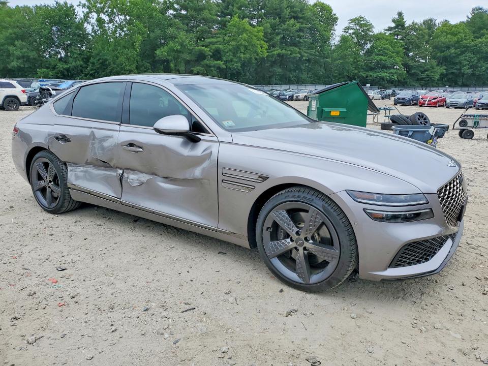 2024 Genesis VIN KMTGB4SD1RU222134 COPART salvage auction — SIDE, Ma - Cert Of Title-Salvage, sold $18,500 on 2026-08-03 (photo 4)