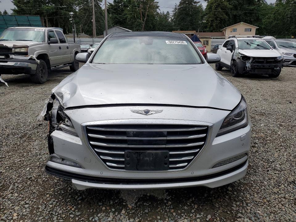 2017 Genesis G80 VIN KMHGN4JE6HU185236 COPART salvage auction — FRONT END, WA - VEHICLE CERT OF OWNERSHIP-TITL, sold $1,500 on 2026-07-31 (photo 5)
