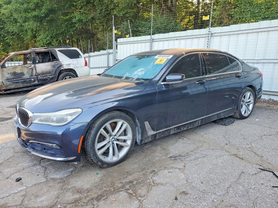 2016 BMW 7er VIN WBA7F0C51GGL99651 COPART salvage auction — SIDE, TX - CERTIFICATE OF TITLE, sold $1,500 on 2026-08-14 (photo 1)