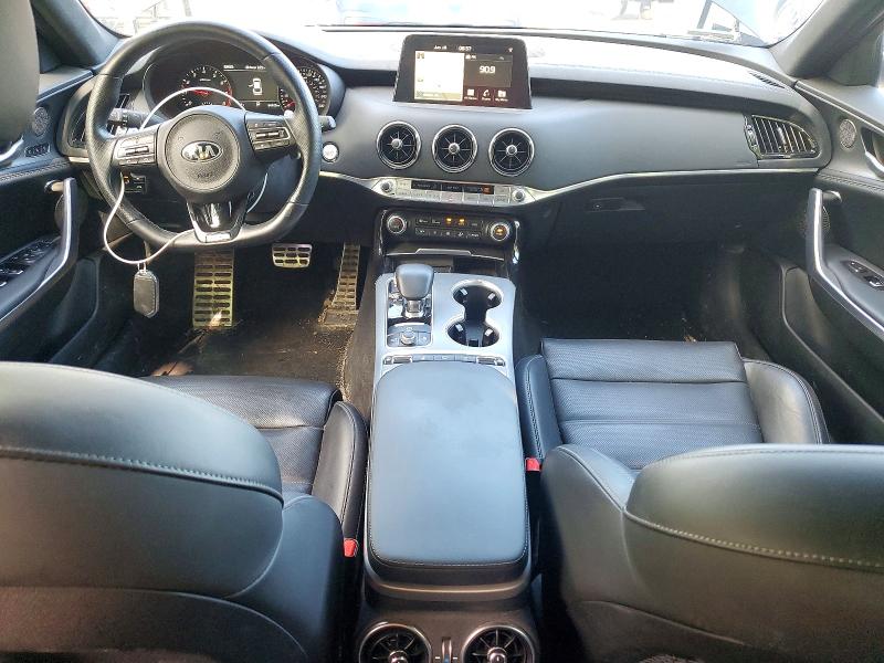 2019 Kia Stinger VIN KNAE55LC0K6068399 COPART salvage auction — FRONT END, On - Permit Salvage, sold $7,300 on 2026-07-30 (photo 8)
