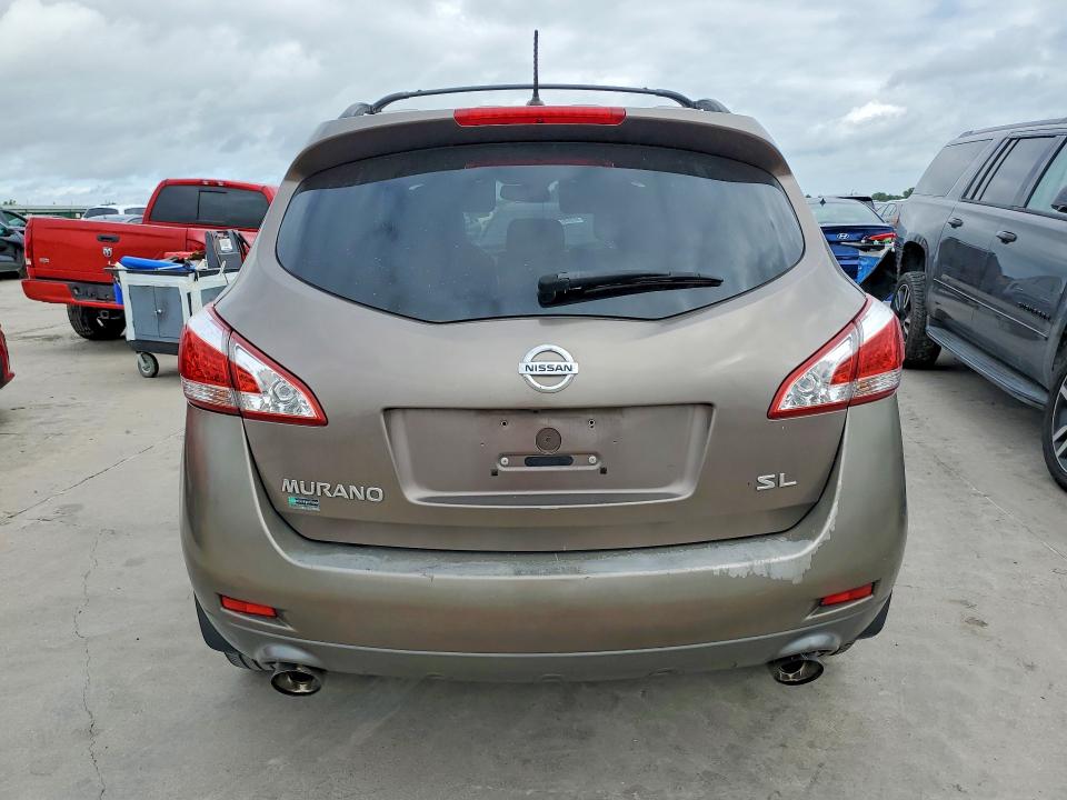 2014 Nissan Murano VIN JN8AZ1MU2EW402382 COPART salvage auction — FRONT END, Tx - Salvage Vehicle Title, sold $425 on 2026-07-06 (photo 6)
