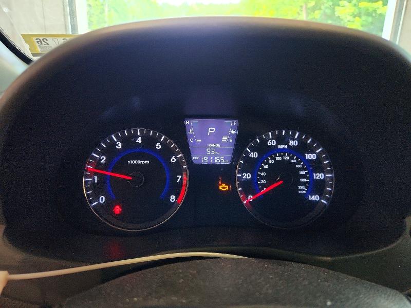 2013 Hyundai Accent VIN KMHCT5AE6DU128622 COPART salvage auction — FRONT END, Vt - Certificate Of Title, sold $275 on 2026-07-13 (photo 9)
