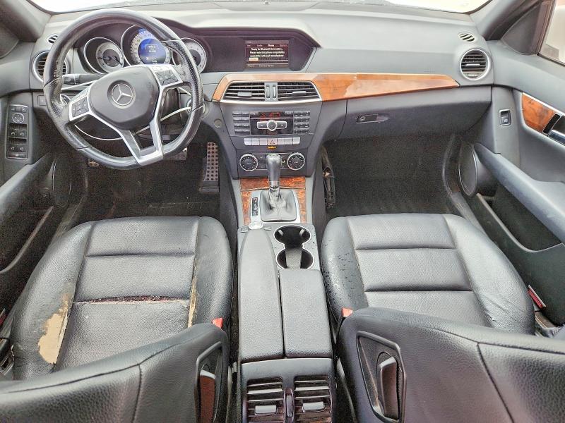 2014 Mercedes-benz C-klasse VIN WDDGF4HB8ER313199 COPART salvage auction — FRONT END, TX - SALVAGE VEHICLE TITLE (P), sold $500 on 2026-08-19 (photo 8)