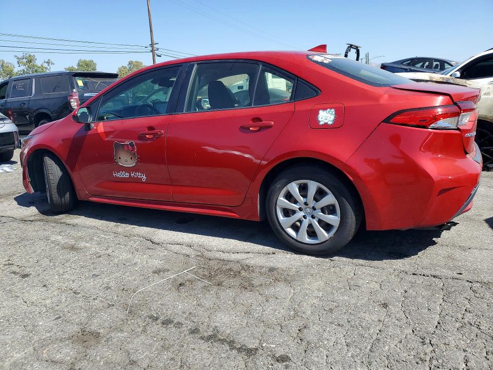 2020 Toyota VIN JTDEPRAE8LJ114262 COPART salvage auction — REAR END, Ca - Salvage Certificate, sold $4,800 on 2026-07-16 (photo 2)