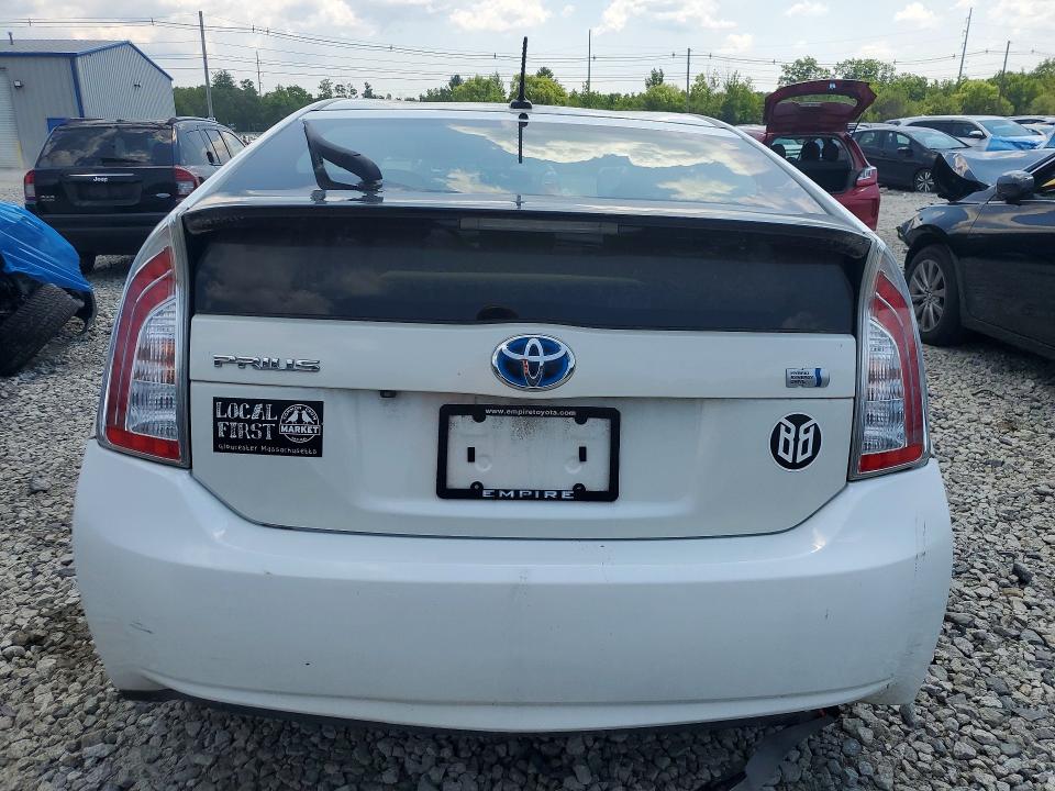 2015 Toyota Prius VIN JTDKN3DU8F0433969 COPART salvage auction — FRONT END, Ma - Cert Of Title-Reconstrctd Coll, sold $2,550 on 2026-07-08 (photo 6)