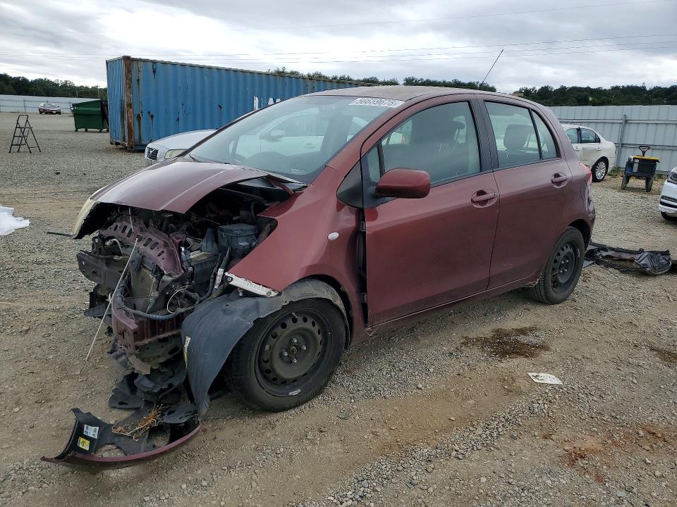 2010 Toyota Yaris VIN JTDKT4K39A5294498 COPART salvage auction — FRONT END, Ca - Acq Bos - Post Sale - Salvage, sold $525 on 2026-07-10 (photo 1)