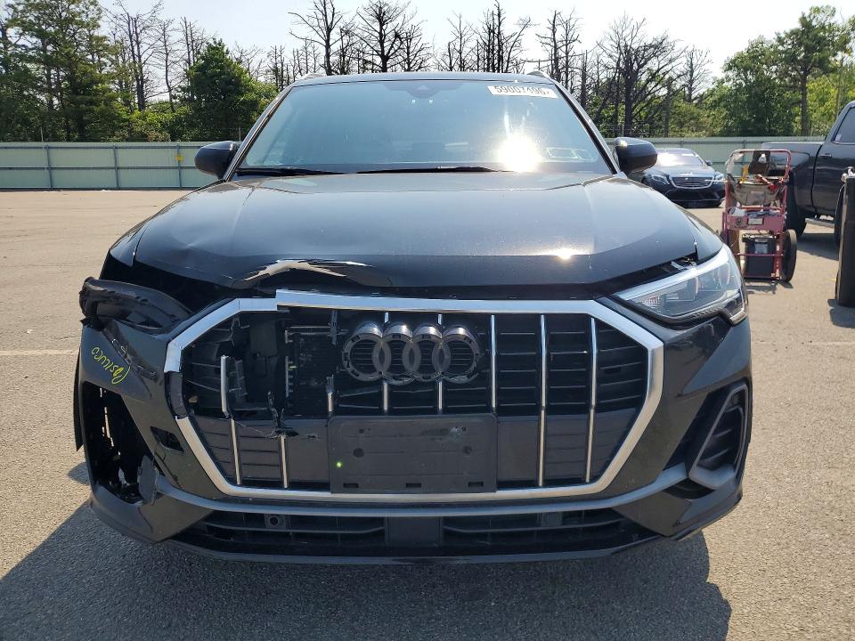 2020 Audi Q3 VIN WA1DECF34L1013980 COPART salvage auction — FRONT END, Ny - Mv-907A Salvage Certificate, sold $11,400 on 2026-07-06 (photo 5)