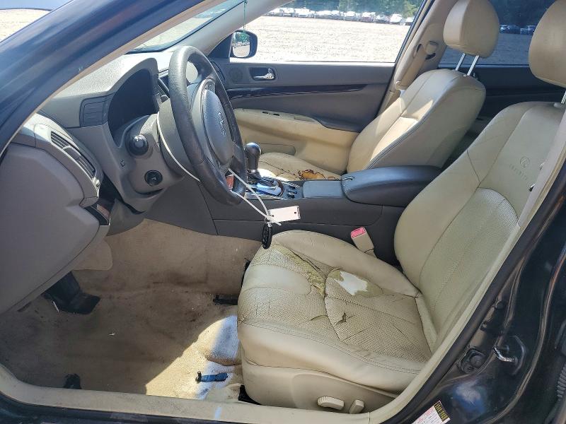 2010 Infiniti G VIN JN1CV6AR3AM461933 COPART salvage auction — FRONT END, Ar - Cert Of Title-Salvage, sold $825 on 2026-07-27 (photo 7)