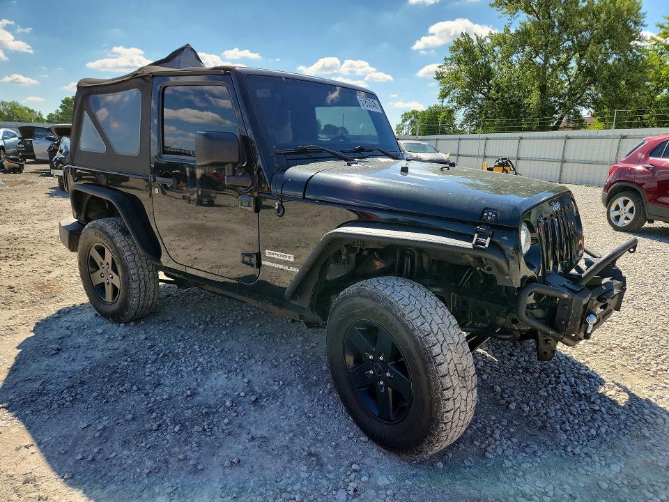 2012 Jeep Wrangler / VIN 1C4AJWAGXCL162009 COPART salvage auction — FRONT END, Oh - Cert Of Title-Salvage, sold $3,050 on 2026-07-02 (photo 4)
