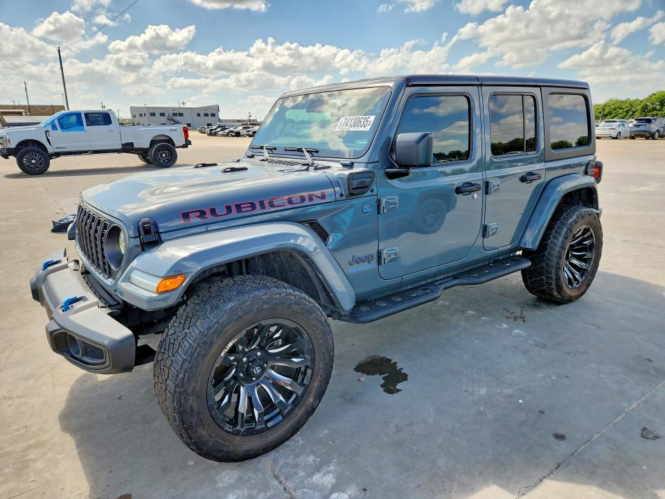 2024 Jeep Wrangler / VIN 1C4RJXN61RW206268 COPART salvage auction — HAIL, Il - Salvage Certificate, sold $1,450 on 2026-07-09 (photo 1)