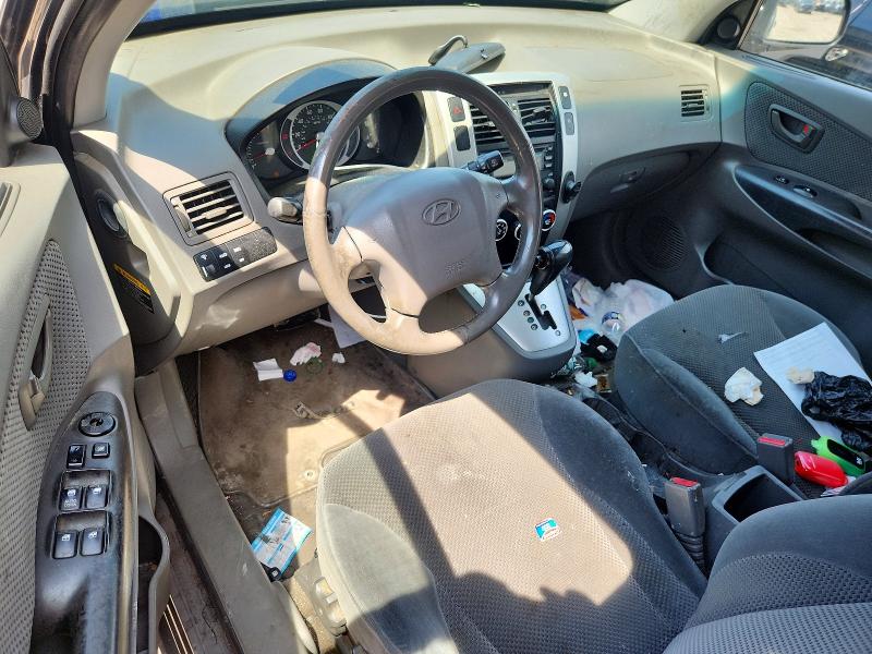 2008 Hyundai Tucson VIN KM8JN72D98U768963 COPART salvage auction — FRONT END, Va - Certificate Of Title, sold $400 on 2026-07-07 (photo 8)