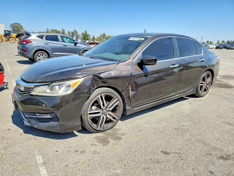 2017 Honda Accord VIN 1HGCR2F51HA301627 COPART salvage auction — FRONT END, Ca - Salvage Certificate, sold $4,750 on 2026-07-02 (photo 1)