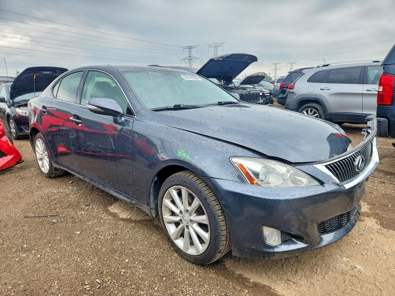 2010 Lexus IS 250 VIN JTHCF5C2XA5043981 COPART salvage auction — Front End, WV - SALVAGE CERTIFICATE, sold $1,250 on 2026-06-25 (photo 4)