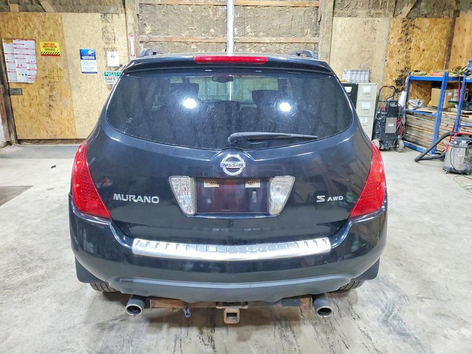 2007 Nissan Murano VIN JN8AZ08W47W607212 COPART salvage auction — FRONT END, Mn - Cert Of Title-Prior Salvage, sold $225 on 2026-07-07 (photo 6)
