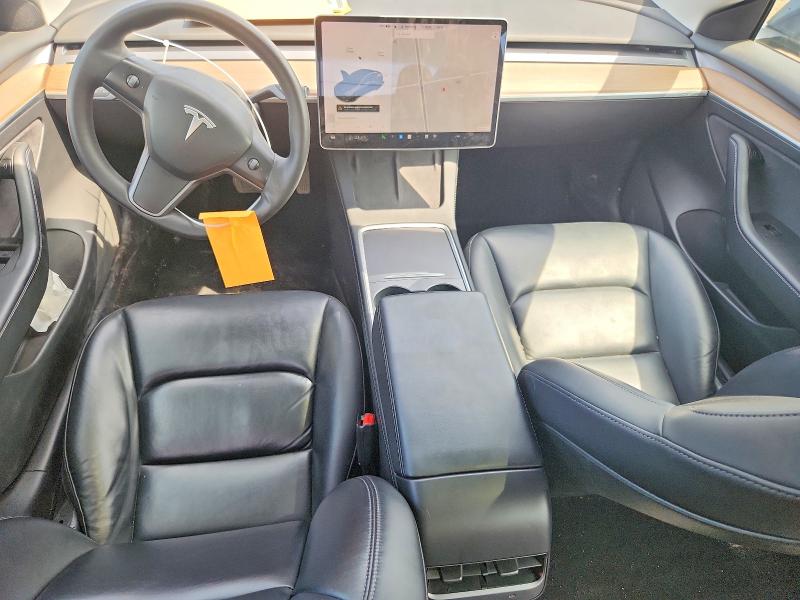 2021 Tesla Model 3 VIN 5YJ3E1EA1MF981582 COPART salvage auction — SIDE, Qc - Aucune Mention, sold $8,800 on 2026-07-07 (photo 8)