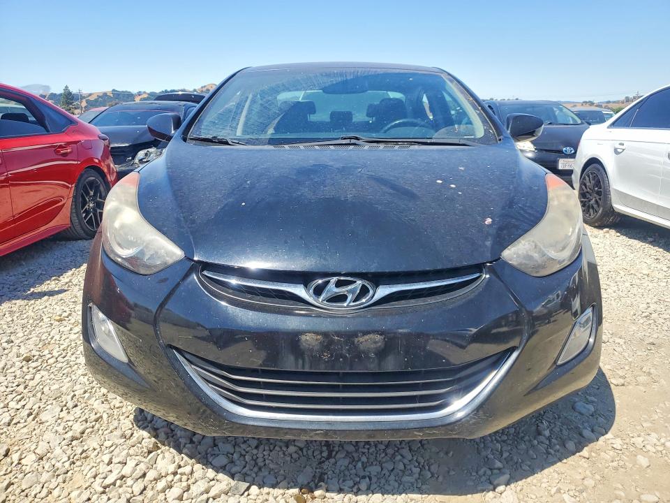2013 Hyundai Elantra VIN KMHDH4AE3DU533496 COPART salvage auction — VANDALISM, Ca - Salvage Certificate, sold $725 on 2026-07-16 (photo 5)