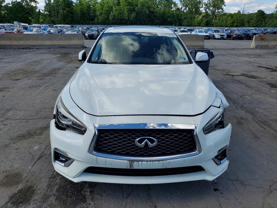 2018 Infiniti Q50 VIN JN1EV7AR7JM443367 COPART salvage auction — FRONT END, Ny - Mv-907A Salvage Certificate, sold $5,200 on 2026-07-02 (photo 5)