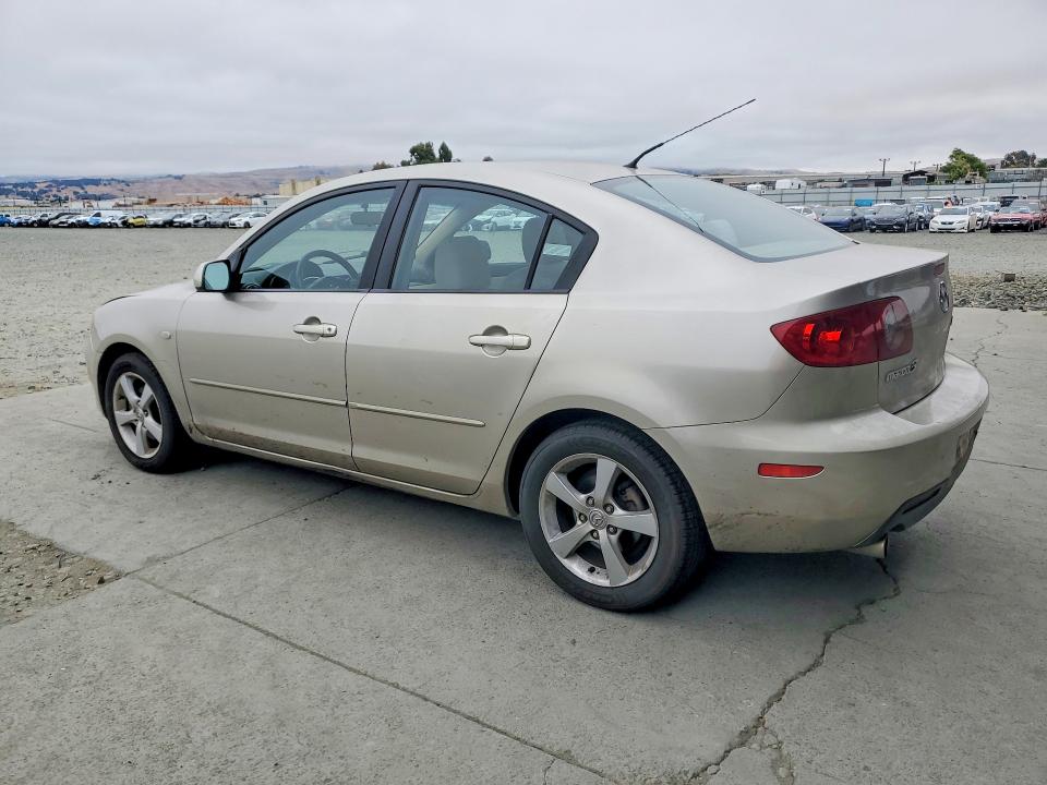 2005 Mazda 3 VIN JM1BK12F451268884 COPART salvage auction — FRONT END, Ca - Salvage Certificate, sold $300 on 2026-07-02 (photo 2)
