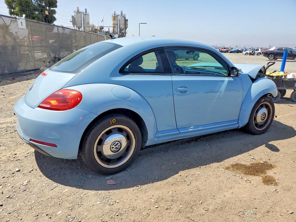 2012 Volkswagen Beetle VIN 3VWJP7AT3CM620020 COPART salvage auction — FRONT END, Ca - Salvage Certificate, sold $425 on 2026-07-02 (photo 3)
