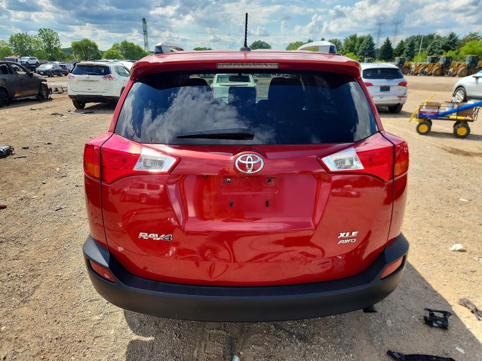 2014 Toyota VIN JTMRFREV7EJ005311 COPART salvage auction — FRONT END, Il - Salvage Certificate, sold $4,300 on 2026-07-28 (photo 6)