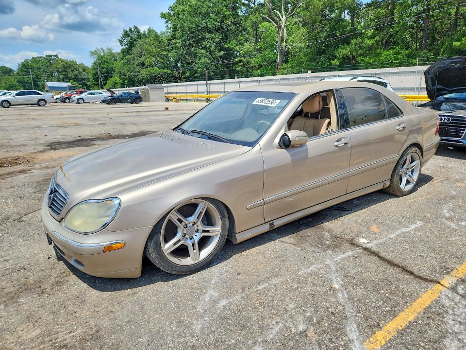 2002 Mercedes-benz S-klasse VIN WDBNG75J62A254173 COPART salvage auction — MINOR DENT/SCRATCHES, Al - Certificate Of Title (P), sold $400 on 2026-07-08 (photo 1)