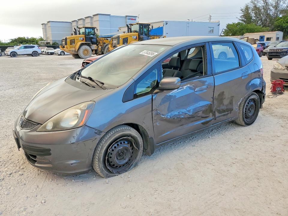 2013 Honda Fit VIN JHMGE8H35DC021104 COPART salvage auction — SIDE, Fl - Cert Of Title Slvg Rebuildable, sold $1,550 on 2026-07-14 (photo 1)