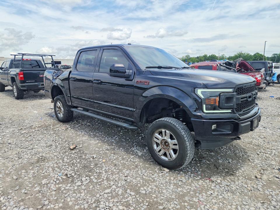 2018 Ford F-150 VIN 1FTEW1E56JFA63701 COPART salvage auction — ROOF, Al - Cert Of Title-Salvage Title, sold $6,500 on 2026-07-09 (photo 4)