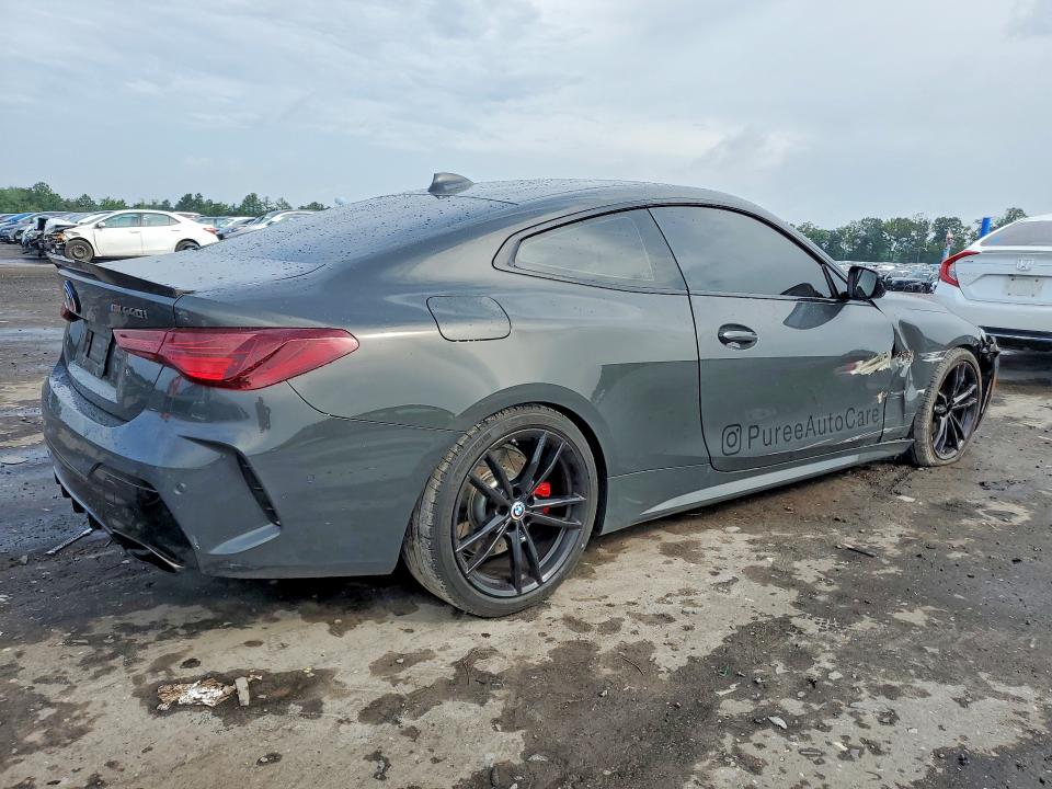 2021 BMW M4 VIN WBA13AR01MCG47287 COPART salvage auction — FRONT END, Wv - Salvage Certificate, sold $21,500 on 2026-08-19 (photo 3)