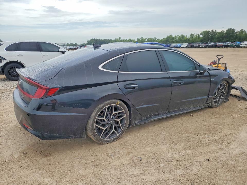 2022 Hyundai Sonata VIN KMHL14JC8NA223295 COPART salvage auction — FRONT END, Tx - Salvage Vehicle Title, sold $4,800 on 2026-07-31 (photo 3)