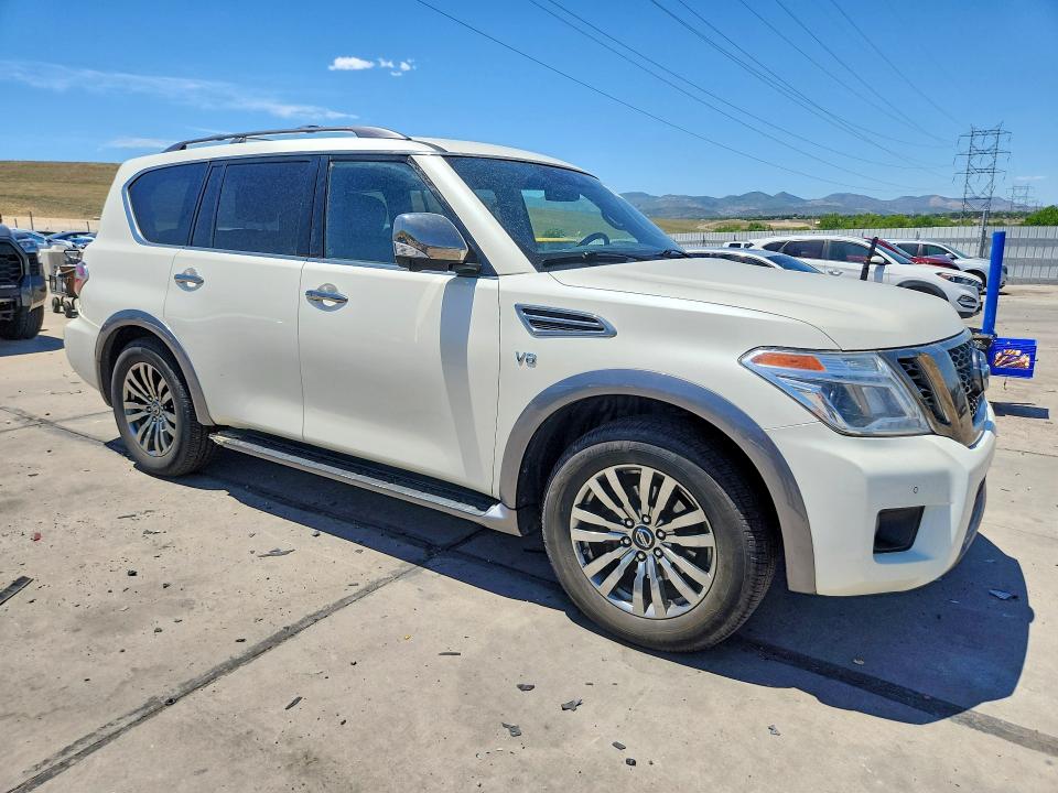 2018 Nissan Armada VIN JN8AY2NE6J9734561 COPART salvage auction — REAR END, Co - Salvage Title, sold $7,400 on 2026-07-06 (photo 4)