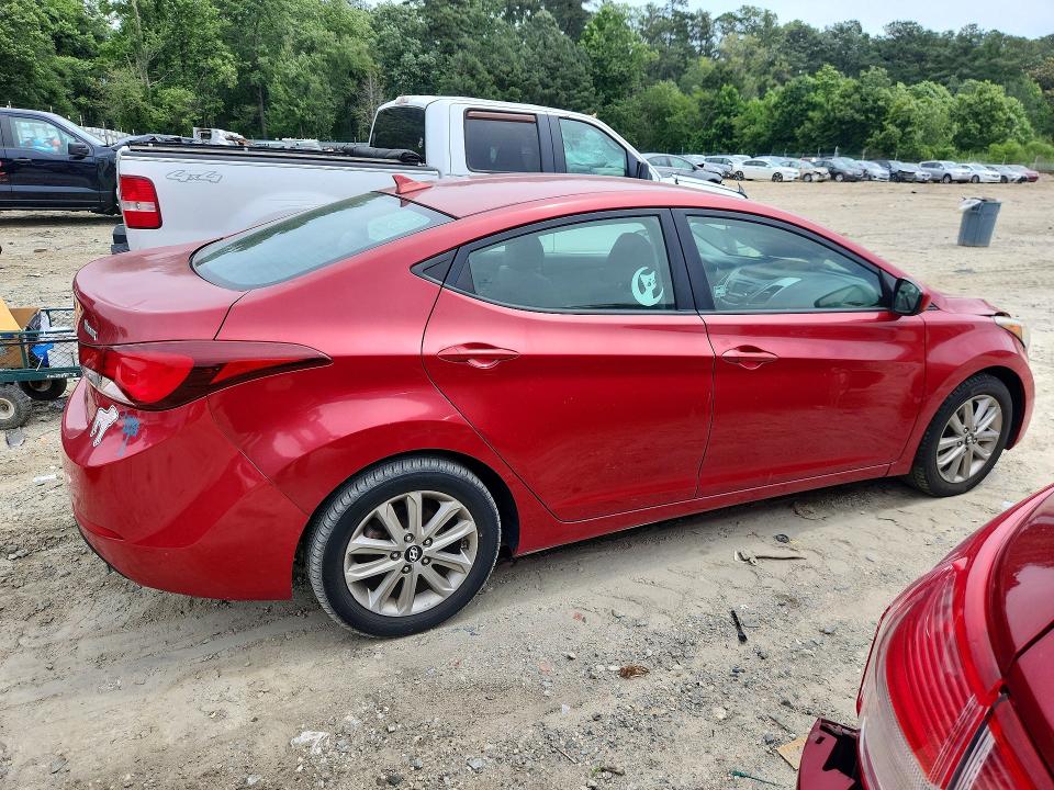 2014 Hyundai VIN KMHDH4AE6EU031311 COPART salvage auction — FRONT END, De - Salvage Certificate, sold $775 on 2026-07-28 (photo 3)