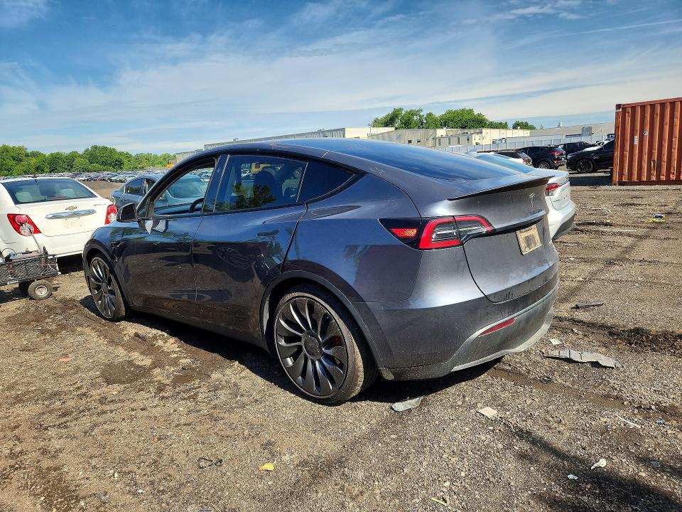 2023 Tesla Model y VIN 7SAYGDEF8PF948468 COPART salvage auction — FRONT END, CT - CERT OF TITLE-SALVAGE, sold $8,700 on 2026-07-24 (photo 2)