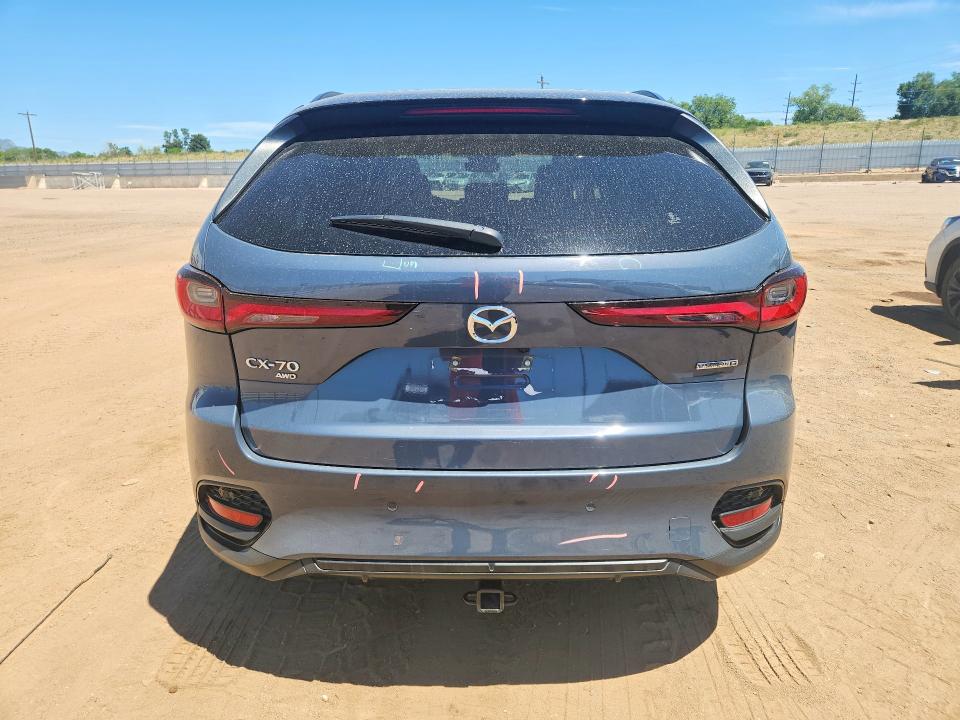 2025 Mazda Cx-70 VIN JM3KJBHD4S1117402 COPART salvage auction — HAIL, Co - Certificate Of Title, sold $18,200 on 2026-07-08 (photo 6)