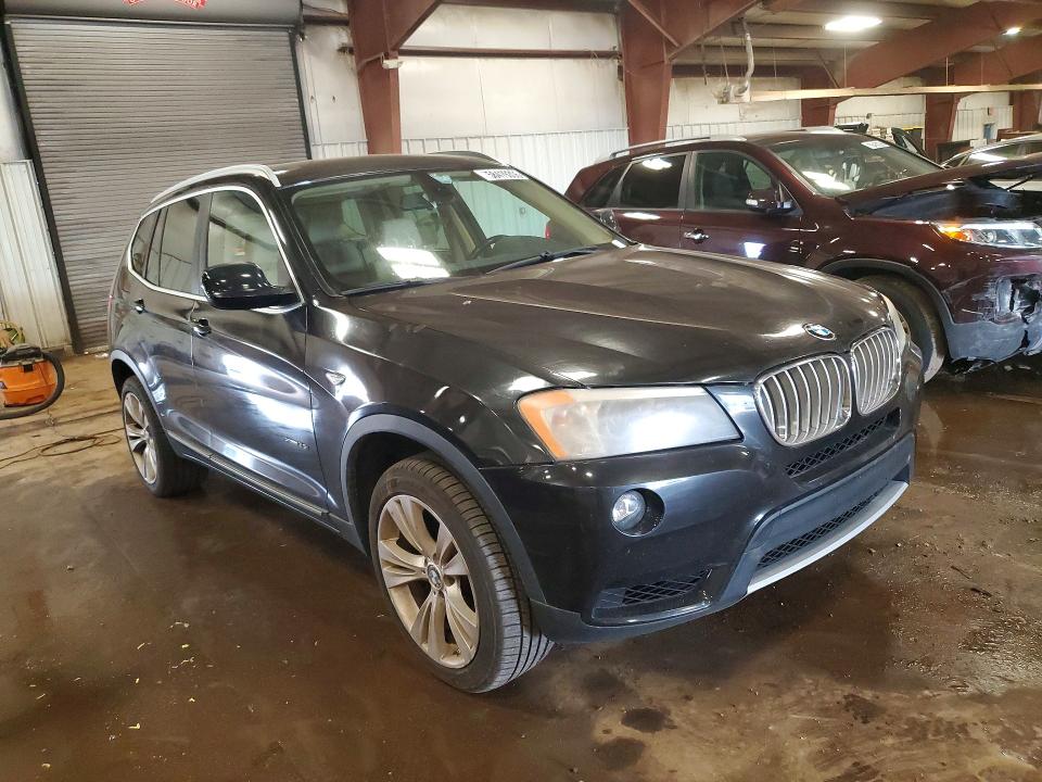 2011 BMW X3 VIN 5UXWX7C57BL731157 COPART salvage auction — FRONT END, Fl - Certificate Of Title, sold $650 on 2026-07-06 (photo 4)