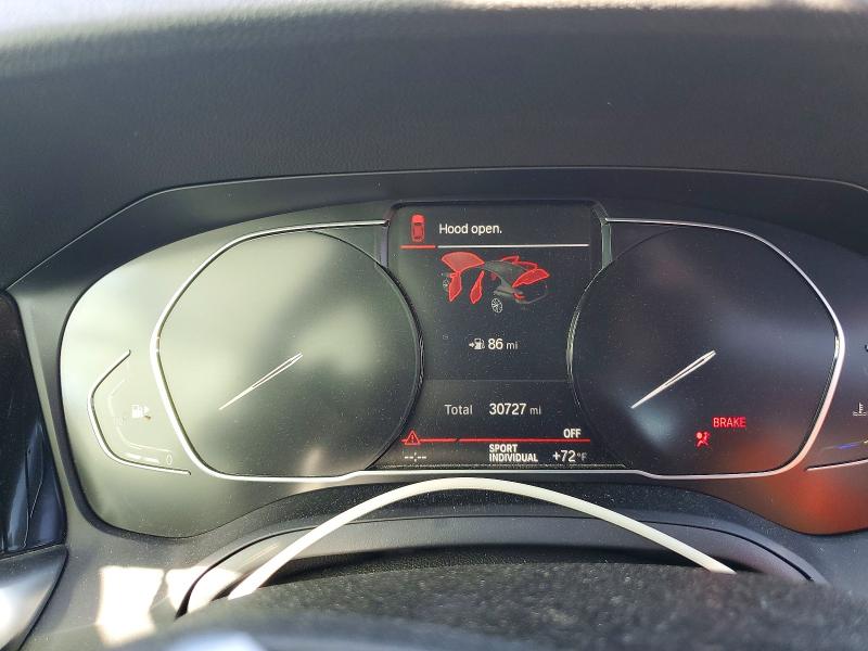 2022 BMW 3er VIN 3MW5R7J05N8C60889 COPART salvage auction — SIDE, Sc - Cert Of Title-Salvage, sold $8,400 on 2026-08-03 (photo 9)
