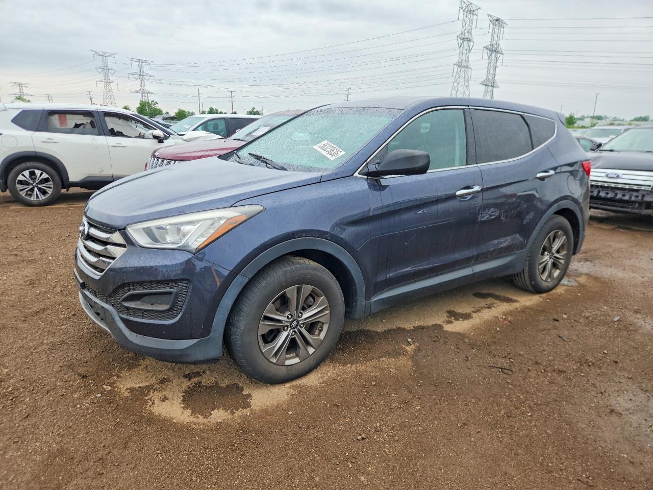 2016 Hyundai Santa Fe VIN 5XYZTDLB4GG352036 COPART salvage auction — Normal Wear, IL - CERTIFICATE OF TITLE, sold $1,700 on 2026-07-09 (photo 1)